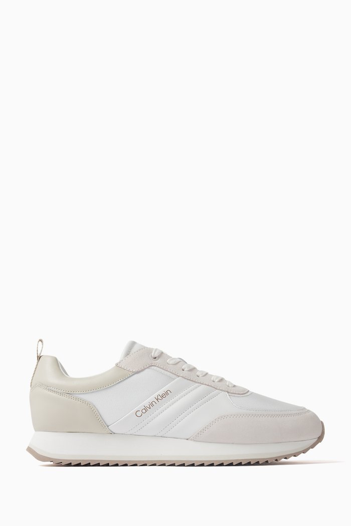 

Logo Sneakers in Leather, Neutral