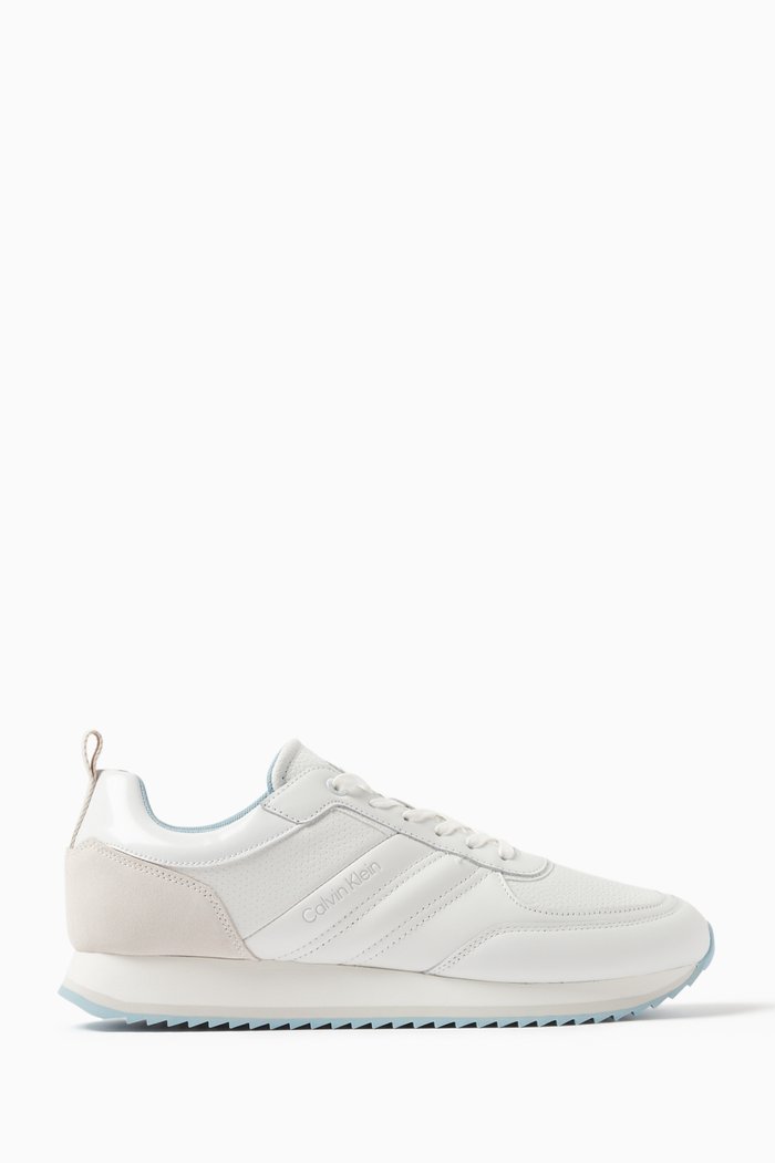 

Low-top Sneakers in Leather, White