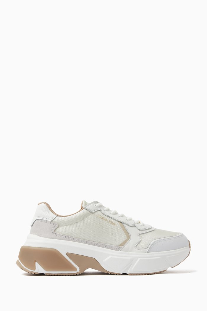 

Low-top Sneakers in Leather, White