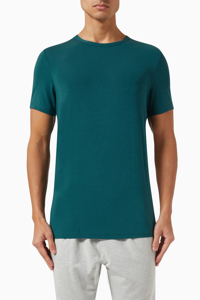 

Ultra Soft Pyjama T-shirt in Modal-jersey, Green