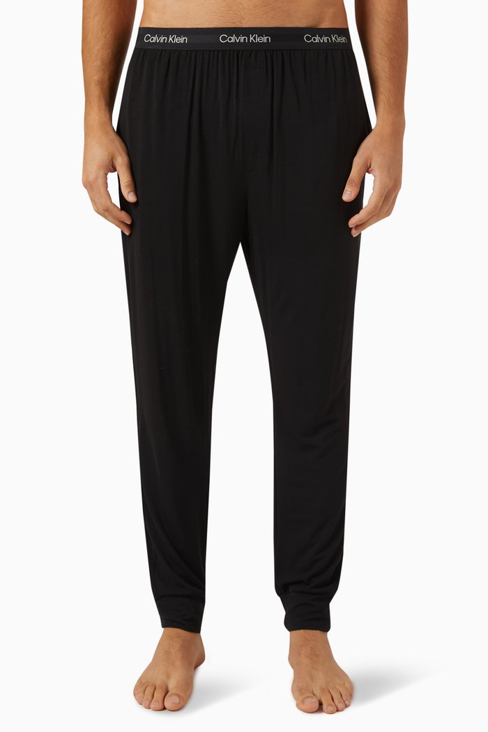 

Ultra Soft Lounge Joggers in Modal-jersey, Black