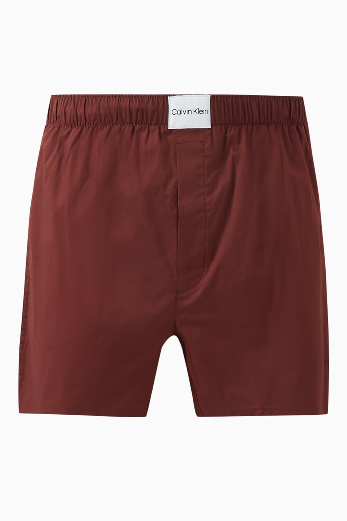 

Slim fit Boxers in Cotton, Brown