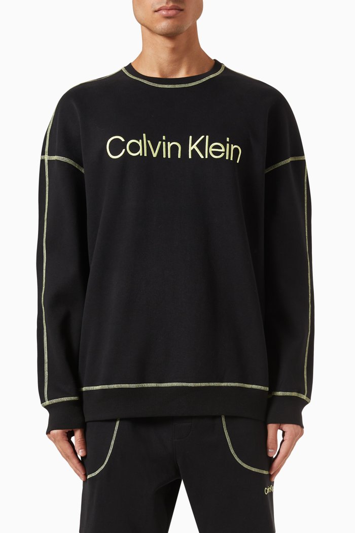 

Future Shift Lounge Sweatshirt in Cotton-terry, Black