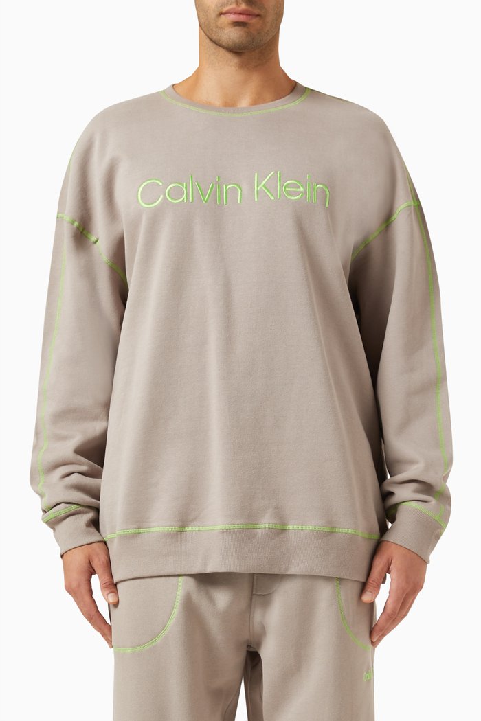 Future Shift Lounge Sweatshirt in Cotton-terry, Grey