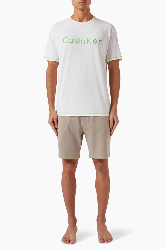 

Future Shift Pyjama Set in Cotton Jersey, Multicolour
