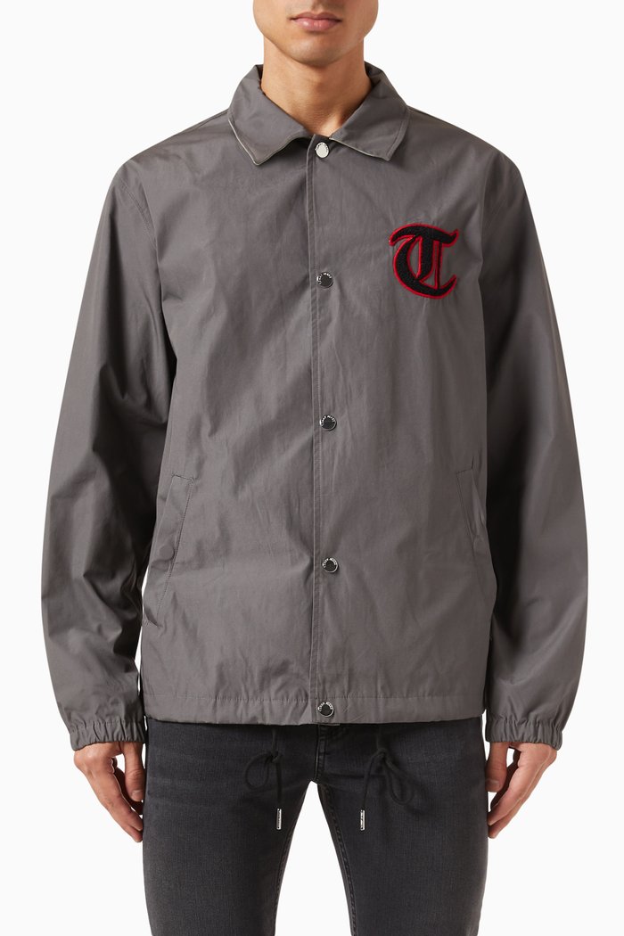 

Reversible Overshirt in Organic Cotton, Grey