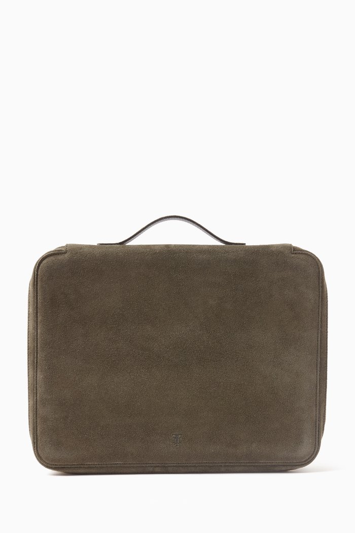 

13 Laptop Case in Suede, Grey