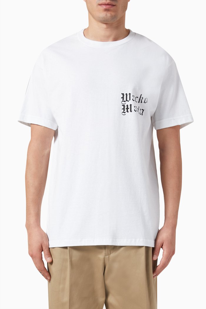 

Logo-print T-shirt in Cotton, White