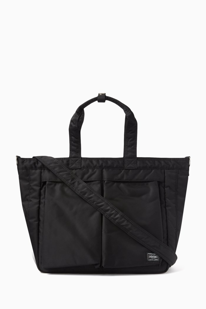 

Porter Record Tote Bag in Nylon, Black