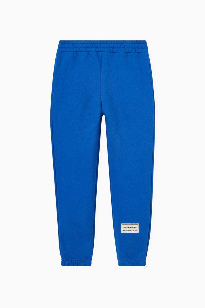

Logo Sweatpants in Organic Cotton, Blue