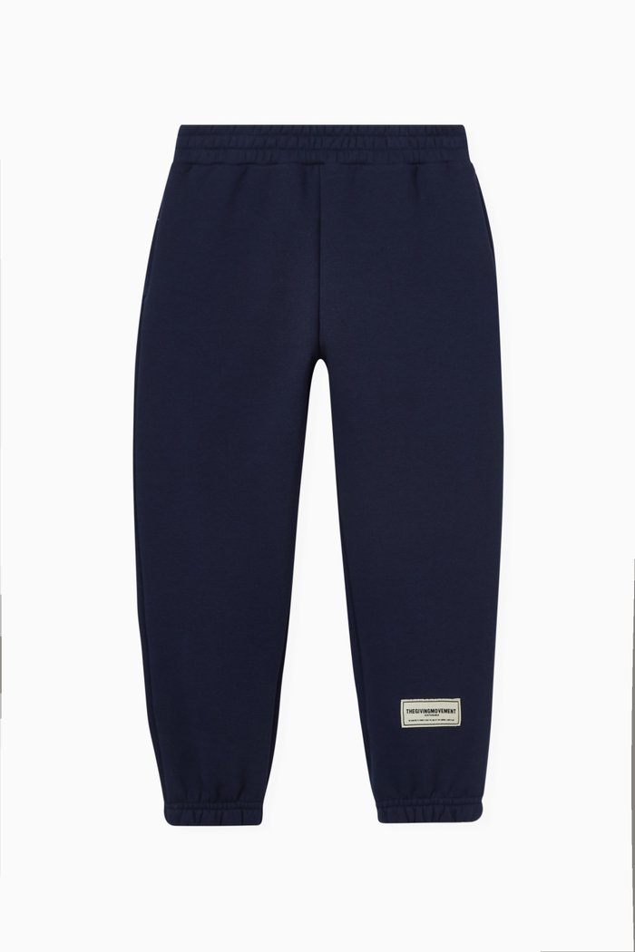

Logo Sweatpants in Organic Cotton, Blue