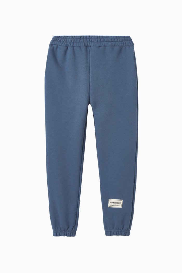 

Logo Sweatpants in Organic Cotton, Blue