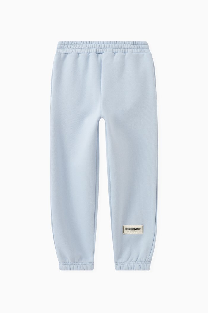 

Logo Sweatpants in Organic Cotton, Blue