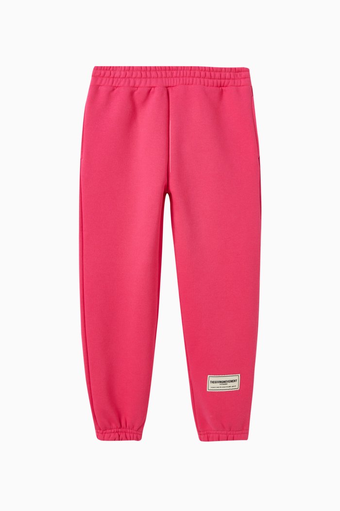

Logo Sweatpants in Organic Cotton, Pink