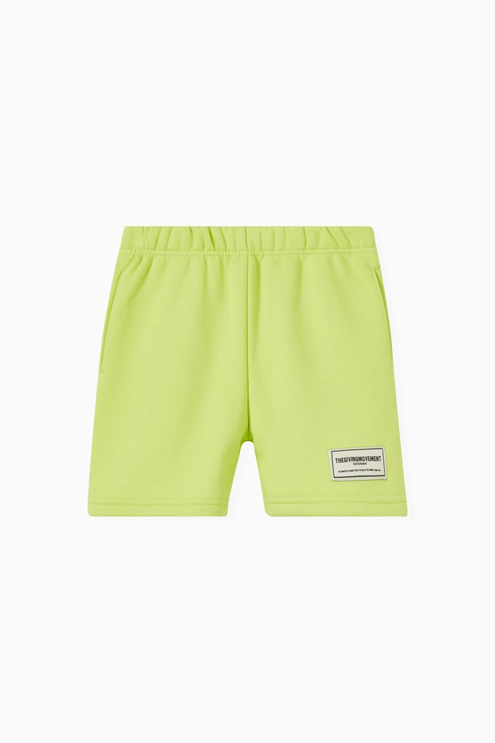 

Lounge Shorts in Organic-cotton Blend, Green