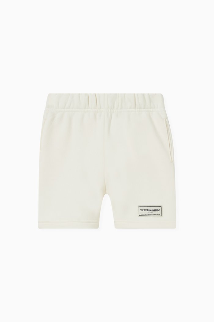 

Lounge Shorts in Organic-cotton Blend, Neutral