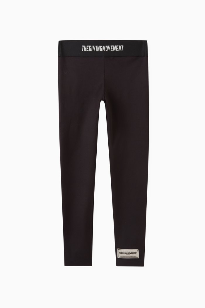 

Logo Tape Leggings in Light Softskin100©, Black