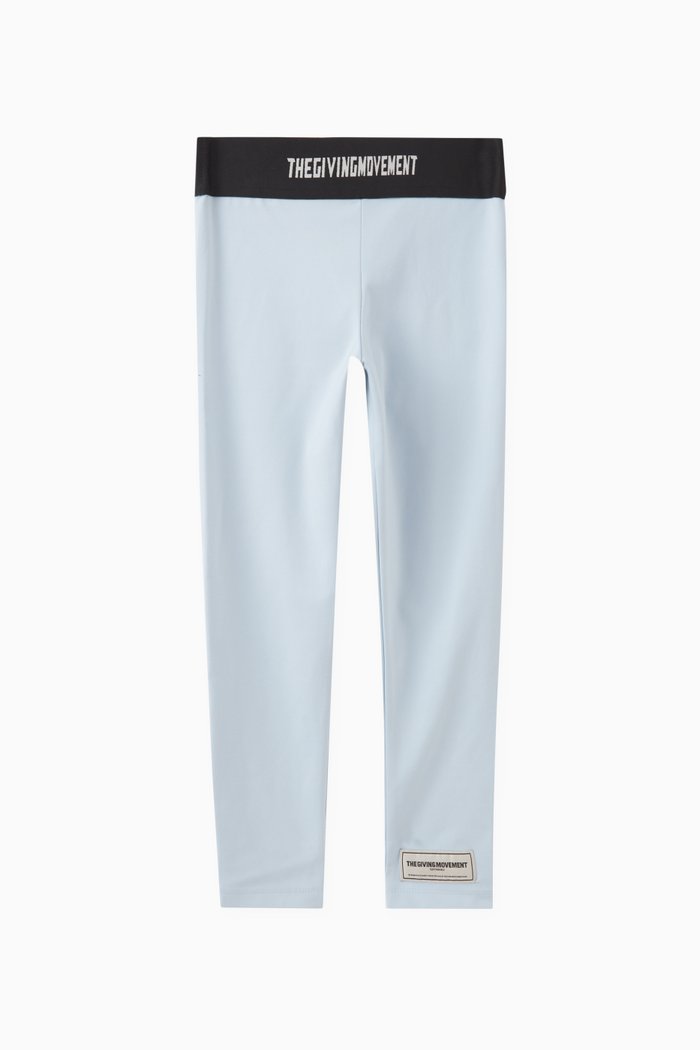 

Logo Tape Leggings in Light Softskin100©, Blue