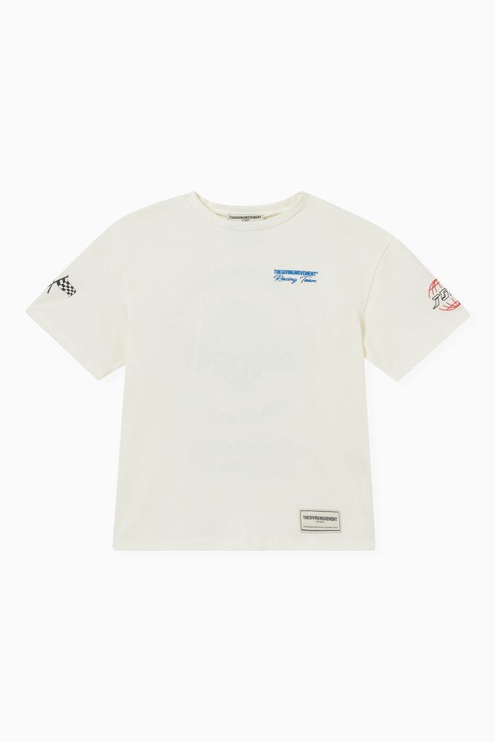 

Oversized Biker T-shirt in COTTONSEY100©, Neutral