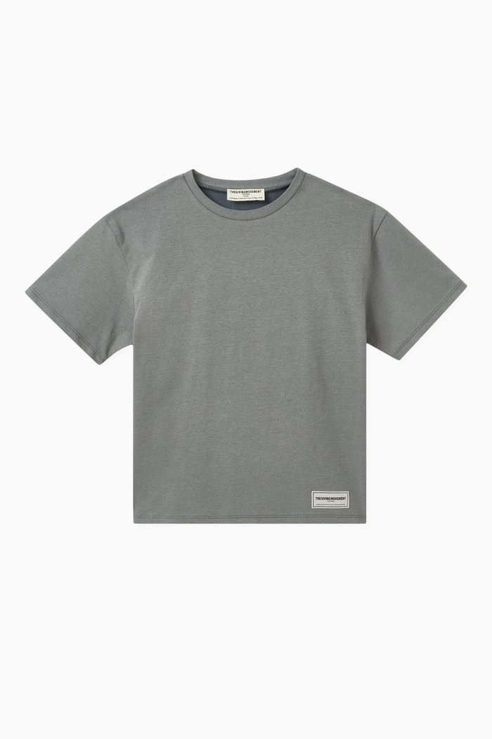 

Oversized T-shirt in Organic Cotton, Grey