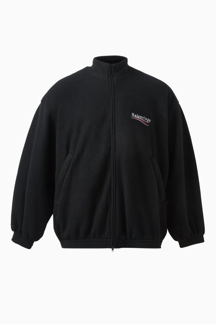 

Unisex Political Campaign Logo Jacket in Cotton, Black