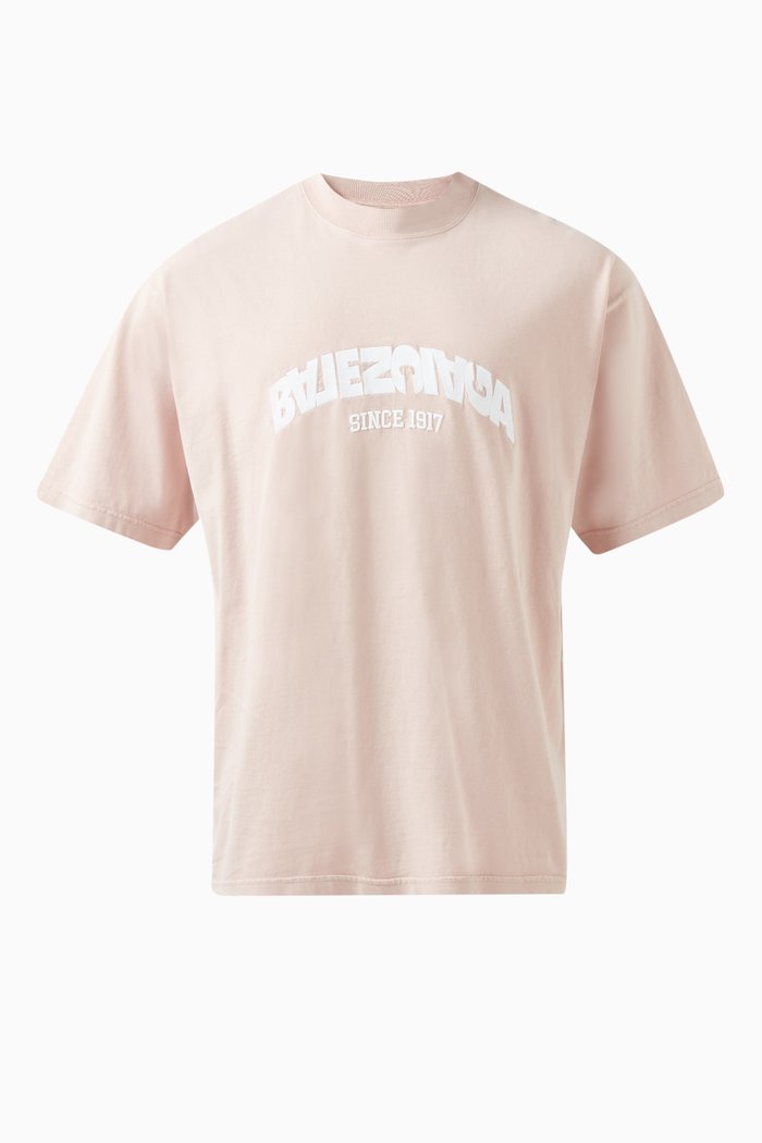 

Back Flip Medium-fi T-shirt t in Vintage-jersey, Pink