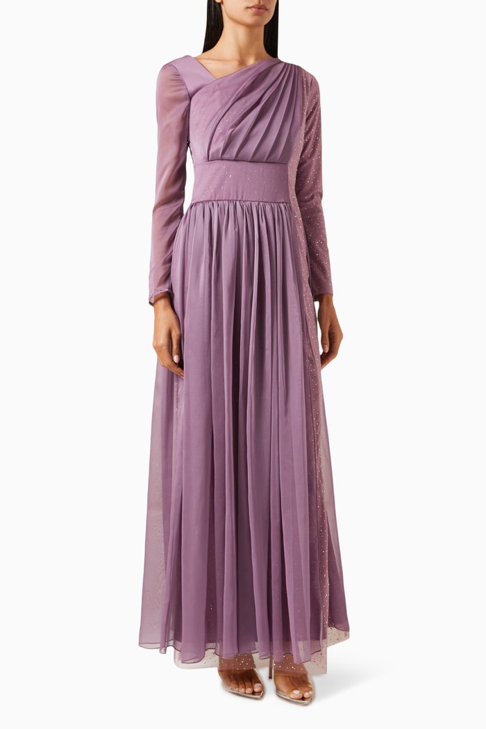 

Sequin-embellished Maxi Dress, Pink