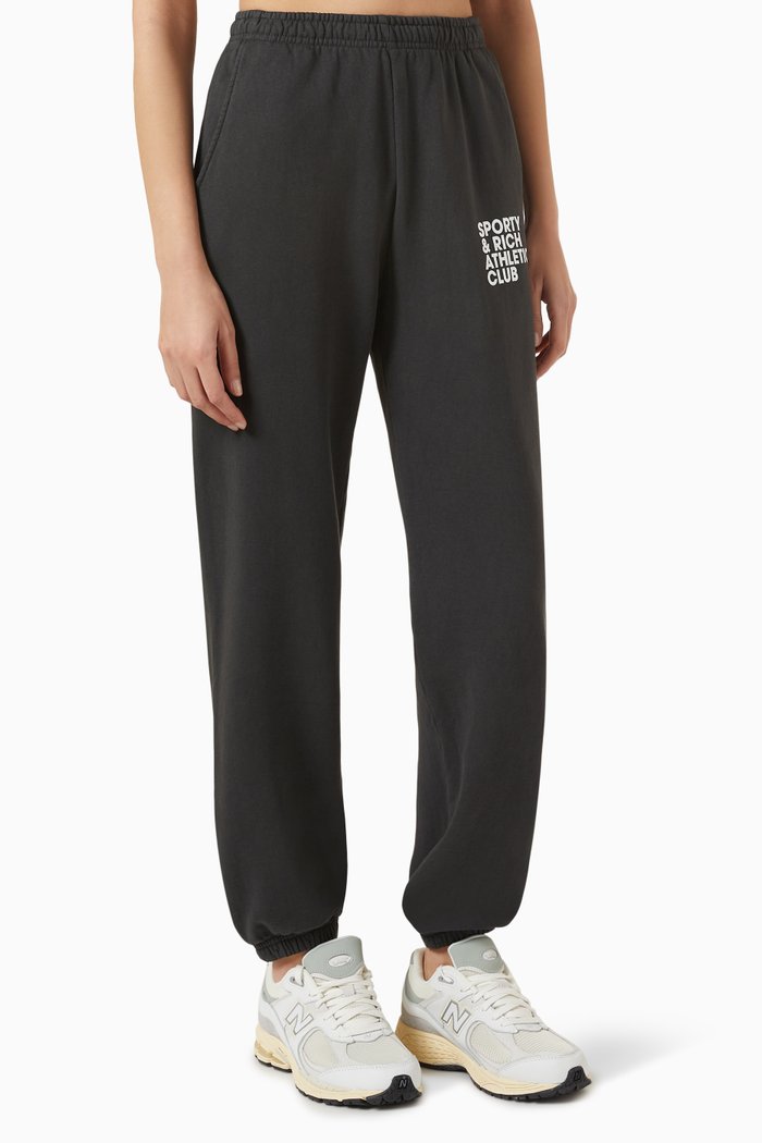 

Exercise Often Sweatpants in Cotton, Black