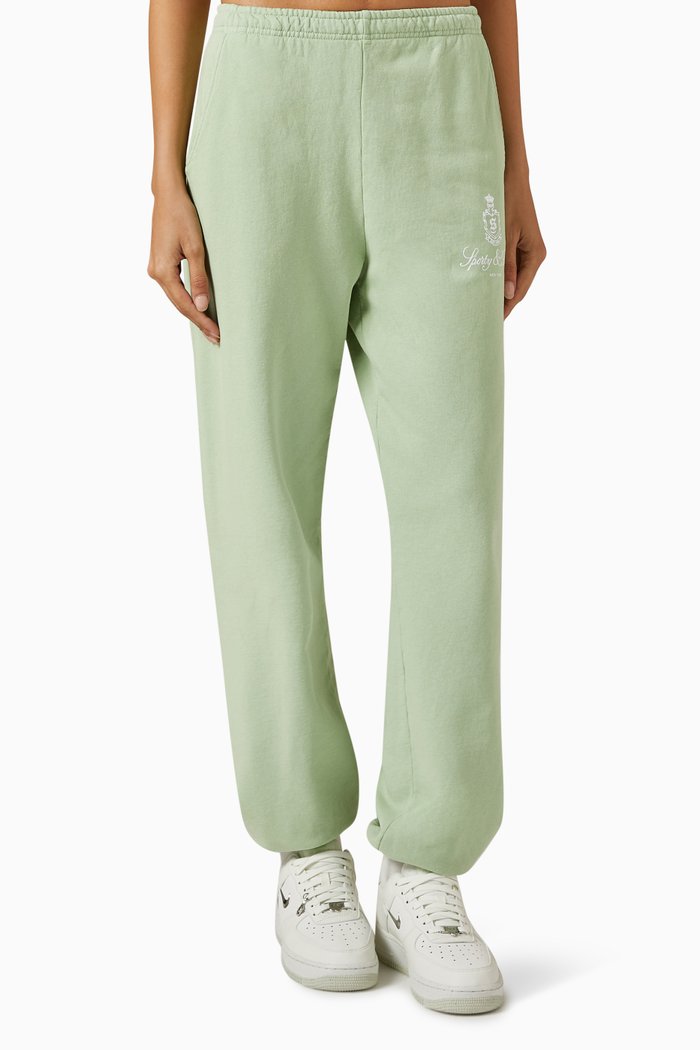 Vendome Sweatpants in Cotton, Green