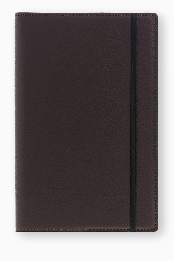 

Small Notebook Cover in Suede, Brown