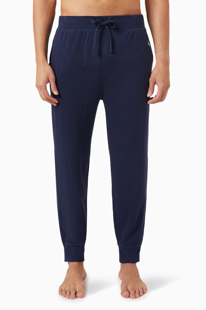

Sleep Sweatpants in Cotton, Blue