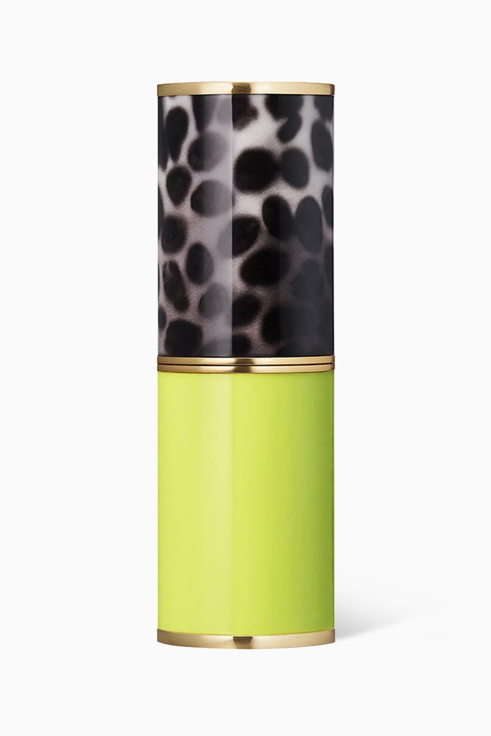 Ecailles & Yellow Lipstick Case, Colourless