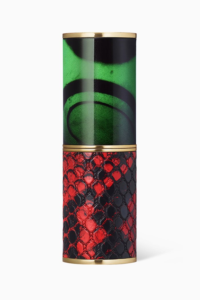 

Ecailles & Yellow Lipstick Case, Colourless