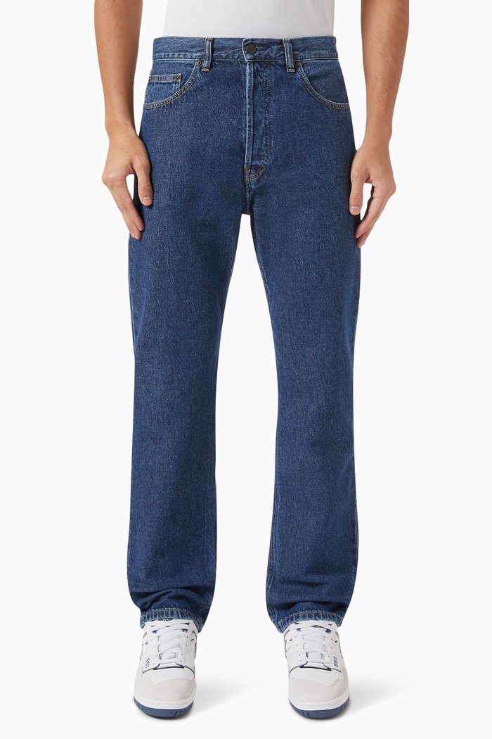 

Nolan Straight-leg Jeans in Denim, Blue