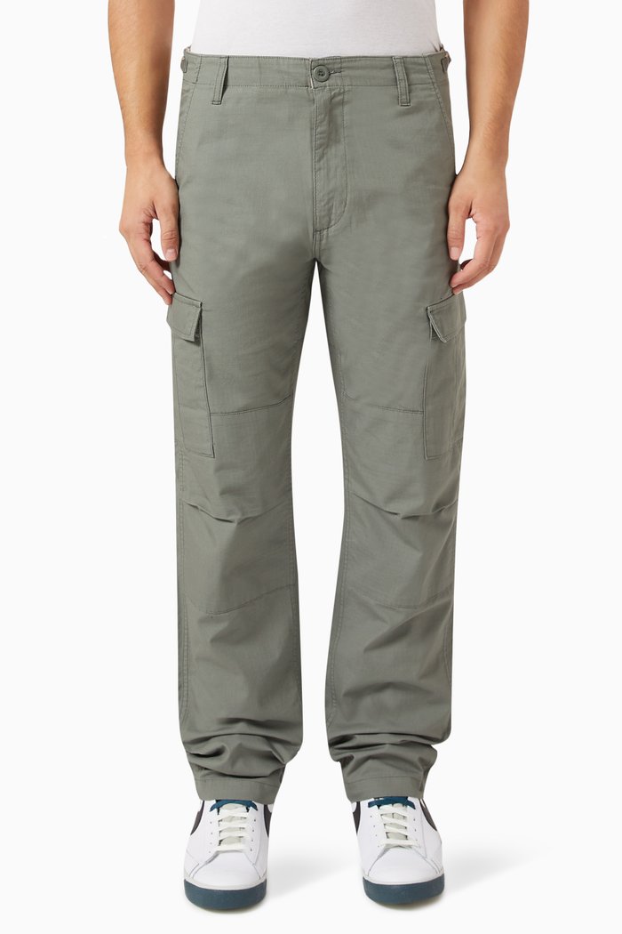 

Aviation Pants in Cotton, Green