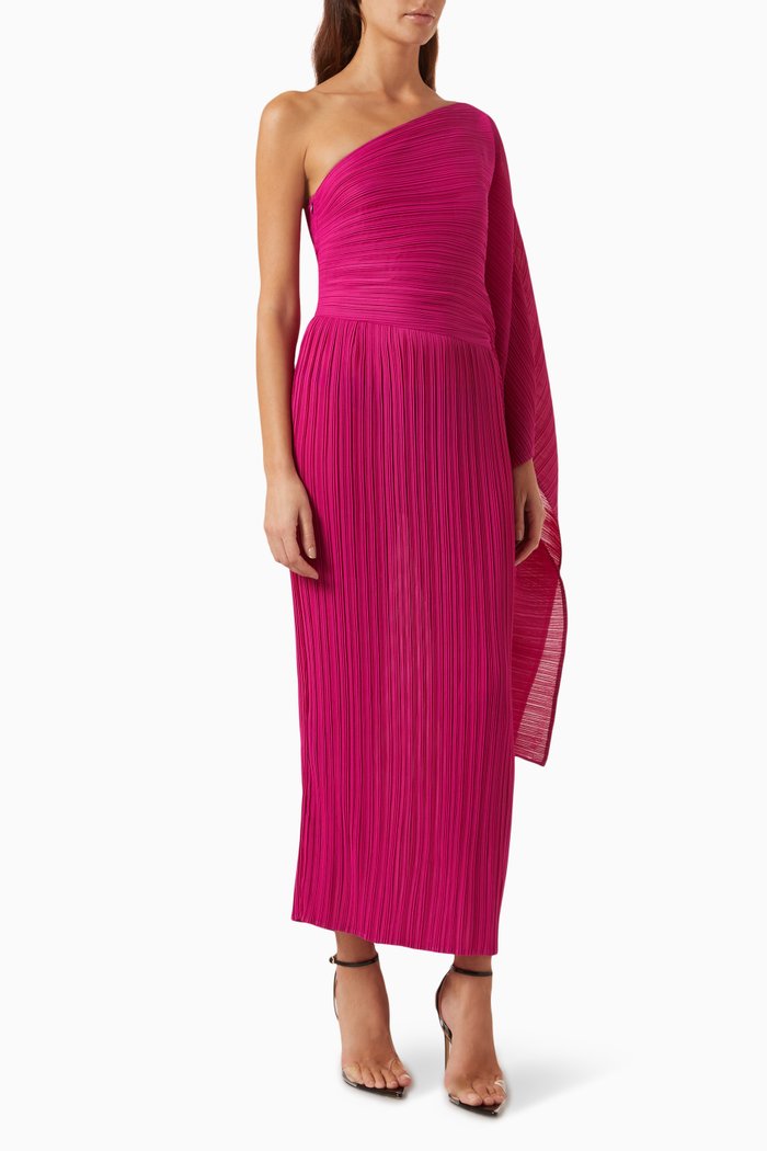 

Kelly One-shoulder Dress, Pink