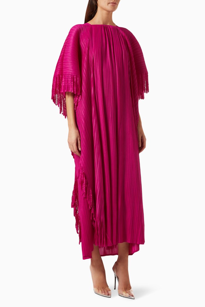 

Alison Fringe Kaftan Dress, Pink