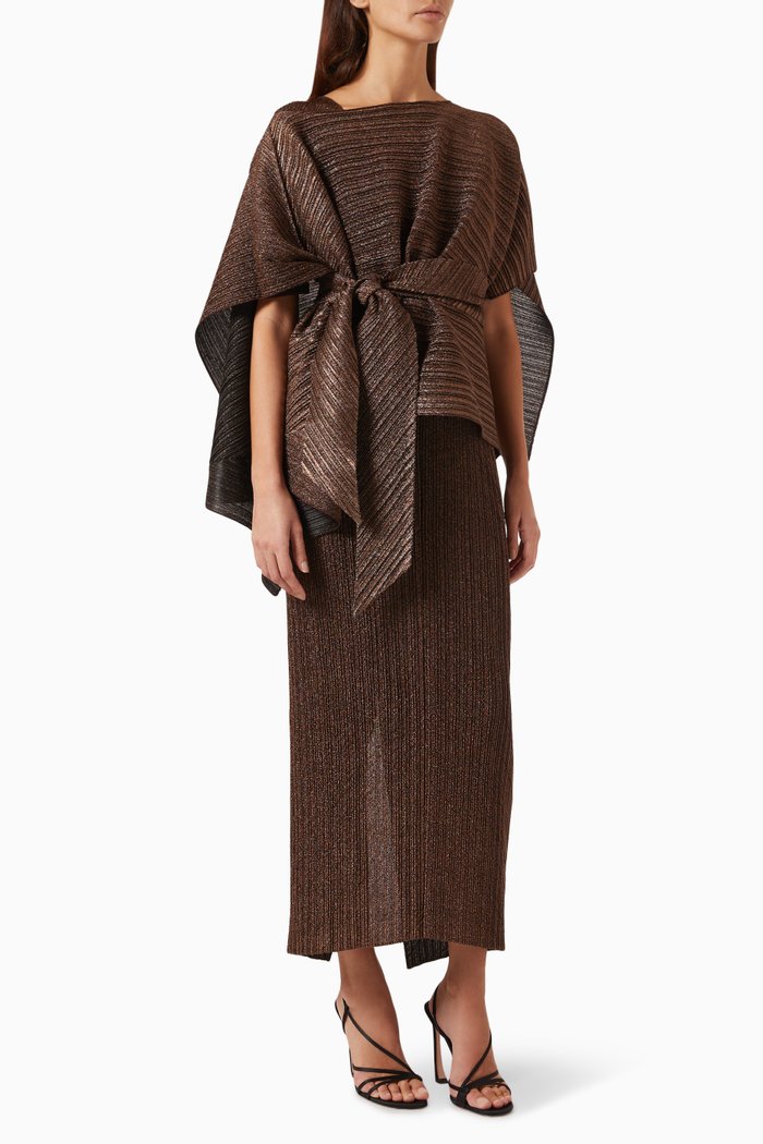 

Kallista Cape Gown, Brown