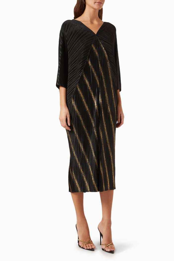 

Blake Dress in Satin, Black
