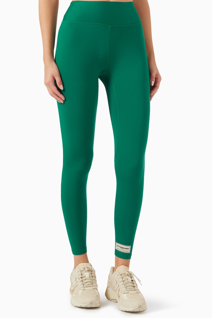 

Leggings in Softskin100©, 24", Green