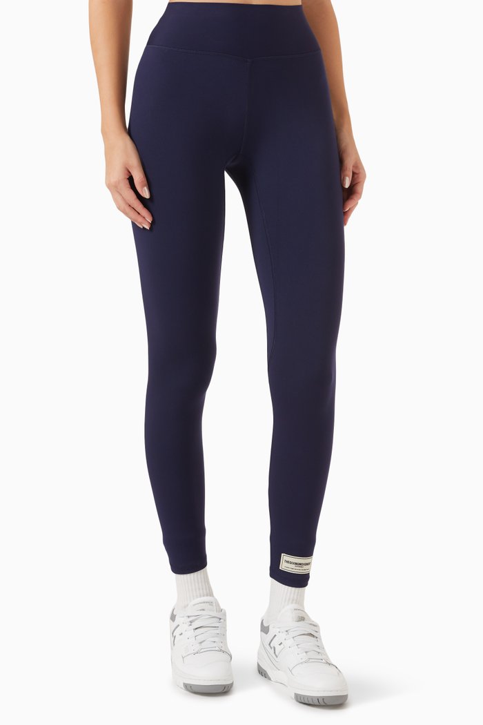 

Leggings in Softskin100©, 24", Blue