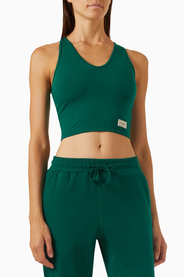 

2-in-1 V-neck Vest in Softskin100©, Green