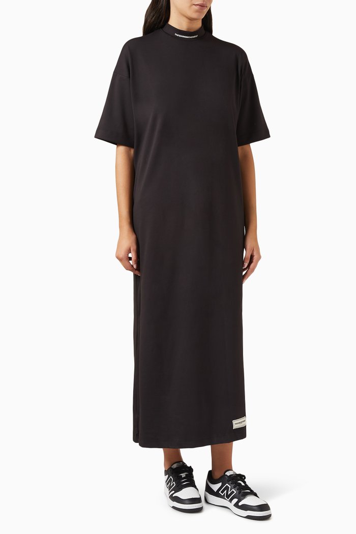 Midi Dress in Softskin100©, Black