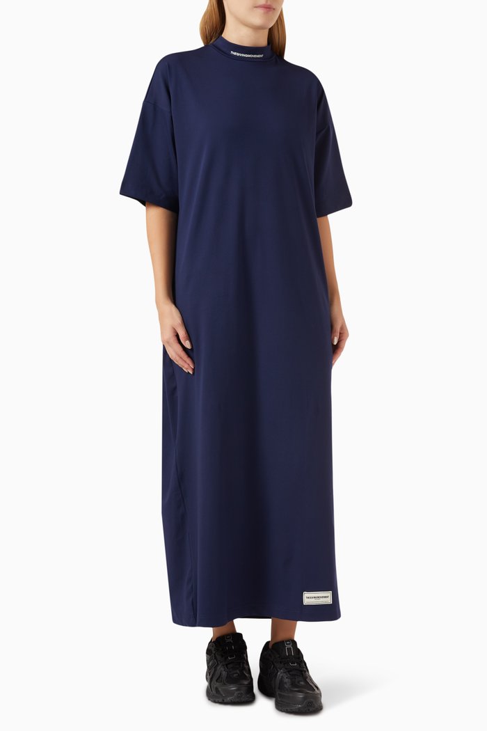 

Midi Dress in Softskin100©, Blue
