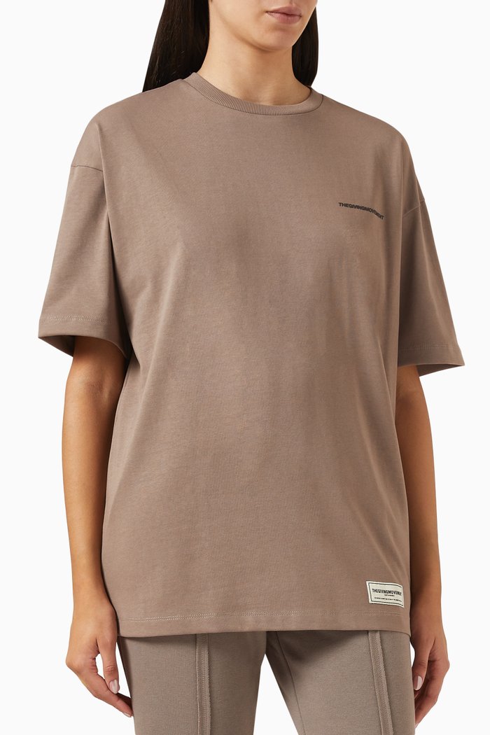 

Oversized Bold T-shirt in Cottonsey100©, Neutral