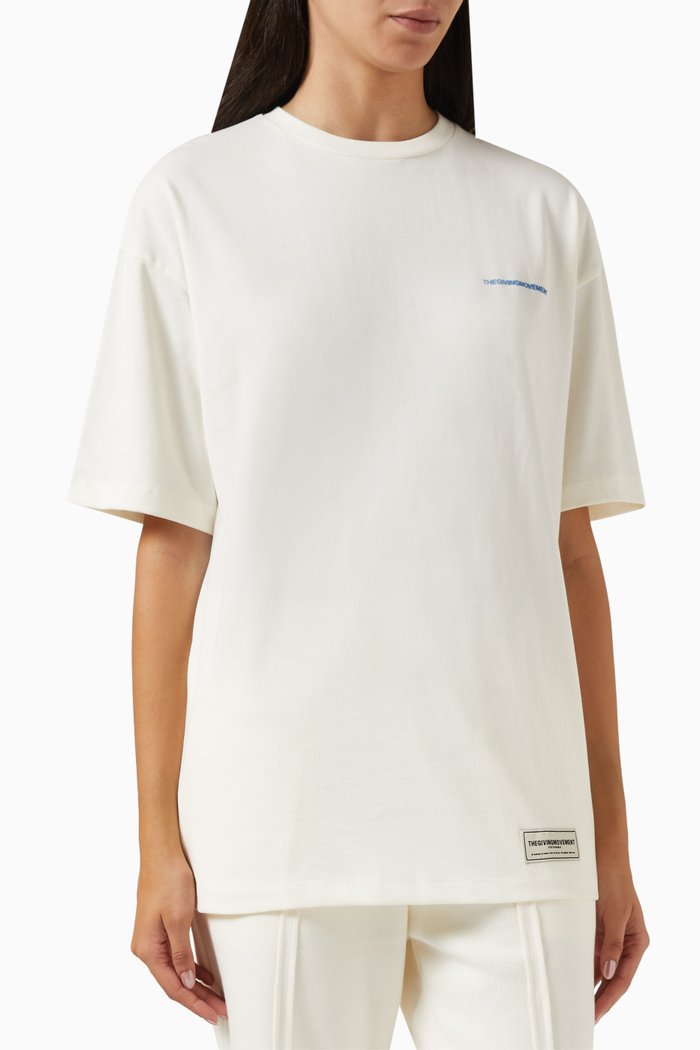 

Oversized Bold T-shirt in Cottonsey100©, Neutral