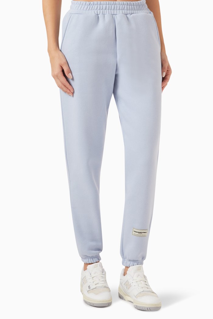 

Regular-fit Sweatpants in Organic-cotton Blend, 28.5", Blue