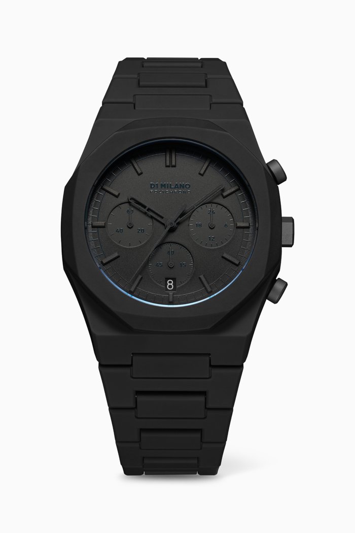 

Polychrono Watch, 40.5mm, Black