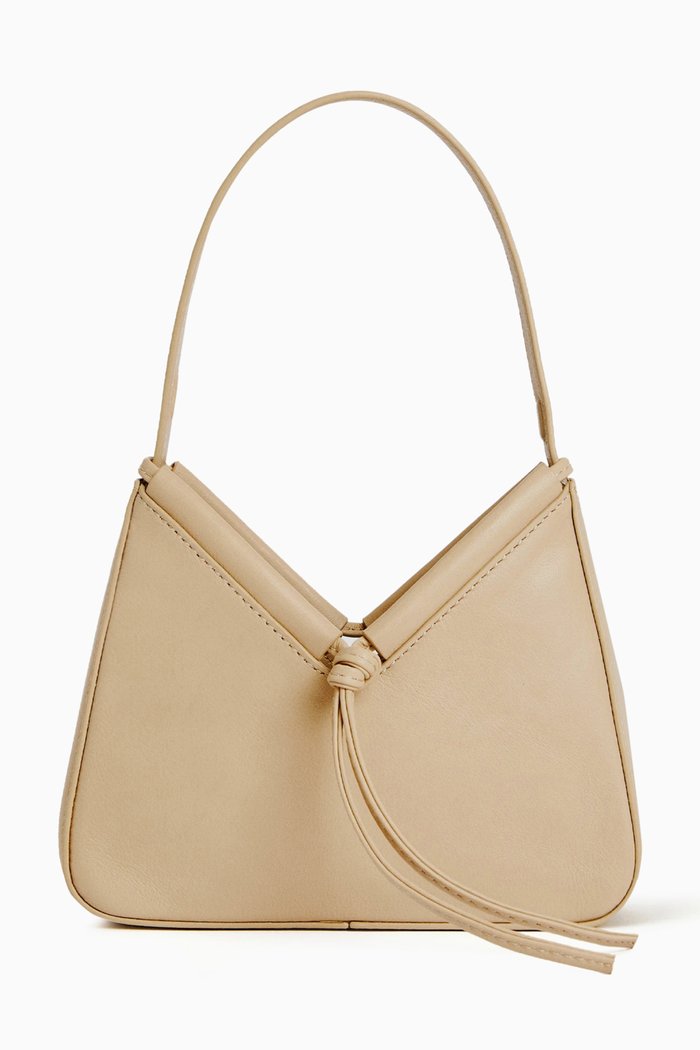 

Mini Chiara Convertible Shoulder Bag in Nappa, Neutral