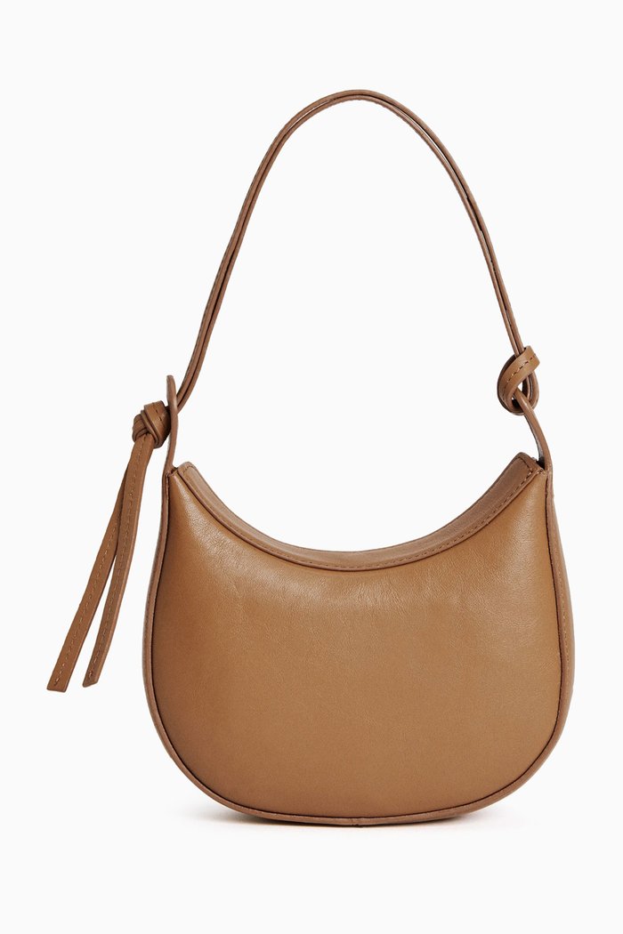 

Mini Rosetta Shoulder Bag in Nappa, Brown